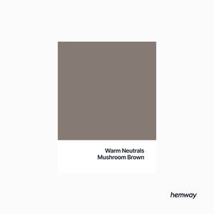 Hemway Chalk Paint Flat Matt Mushroom Brown 1L