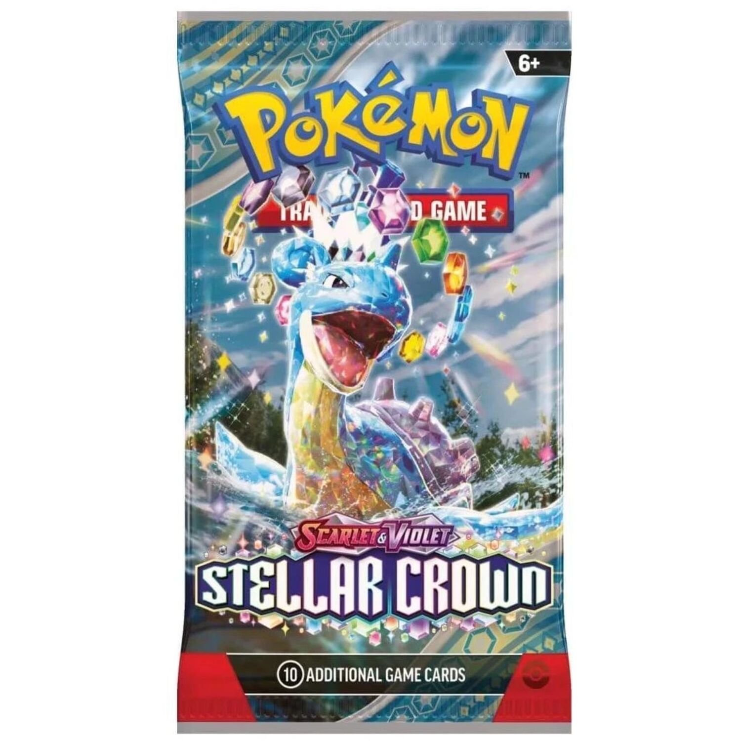 Pokemon Cards Stellar Crown, English Scarlet and Violet - Booster Pack - Stellar Crown