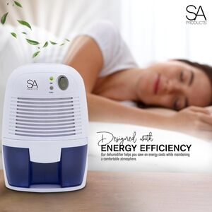 SA Products Dehumidifier Quiet Portable for Home, Bedroom, Bathroom