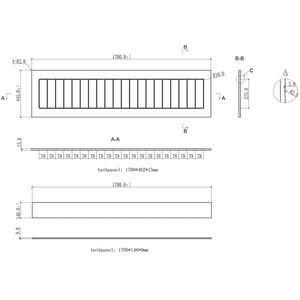 Grey Gloss Bath Panel Pack 1700/700mm - Tongue & Groove Side & End MDF