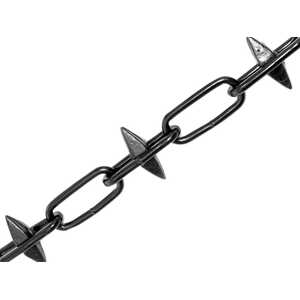 Faithfull spike chain 6mm x 5m black japanned 250kg