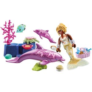 Mermaid with Dolphins
