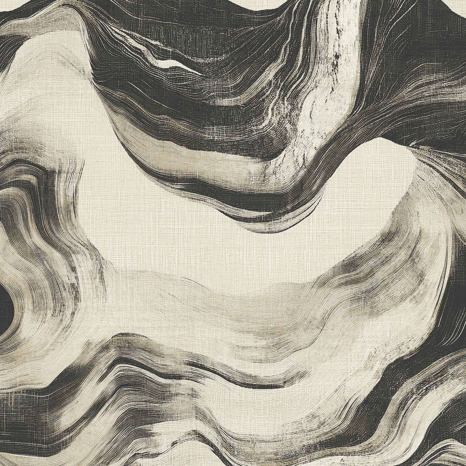 Grandeco Unisex Black Bayda Geo Paint Effect Textured Wallpaper In | Size: 1 Pack - Image 5