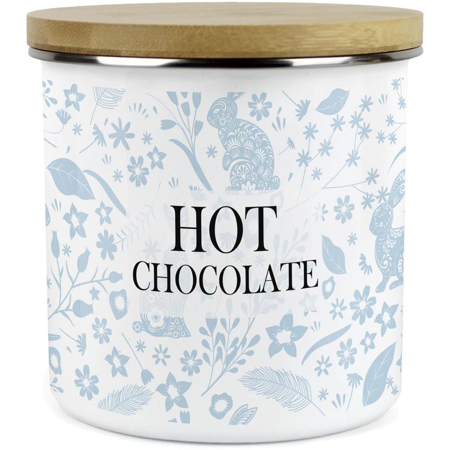 Purely Home Blue Wild Rabbits Large Kitchen Storage Canister - Blue / 130Mm