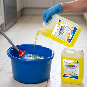 2 x 2.5 Litre Concentrated Lemon Floor Cleaner Ideal For All Surfaces