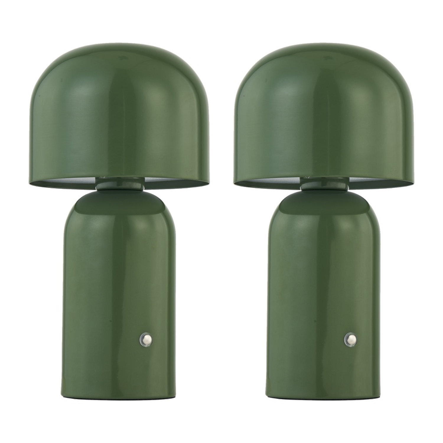 First Choice Lighting Set Of 2 Christina Table Lamps - Green