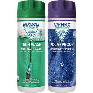 Nikwax Tech Wash & PolarProof Twin Pack - 2 x 300ml
