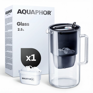 AQUAPHOR GLASS WATER FILTER JUG