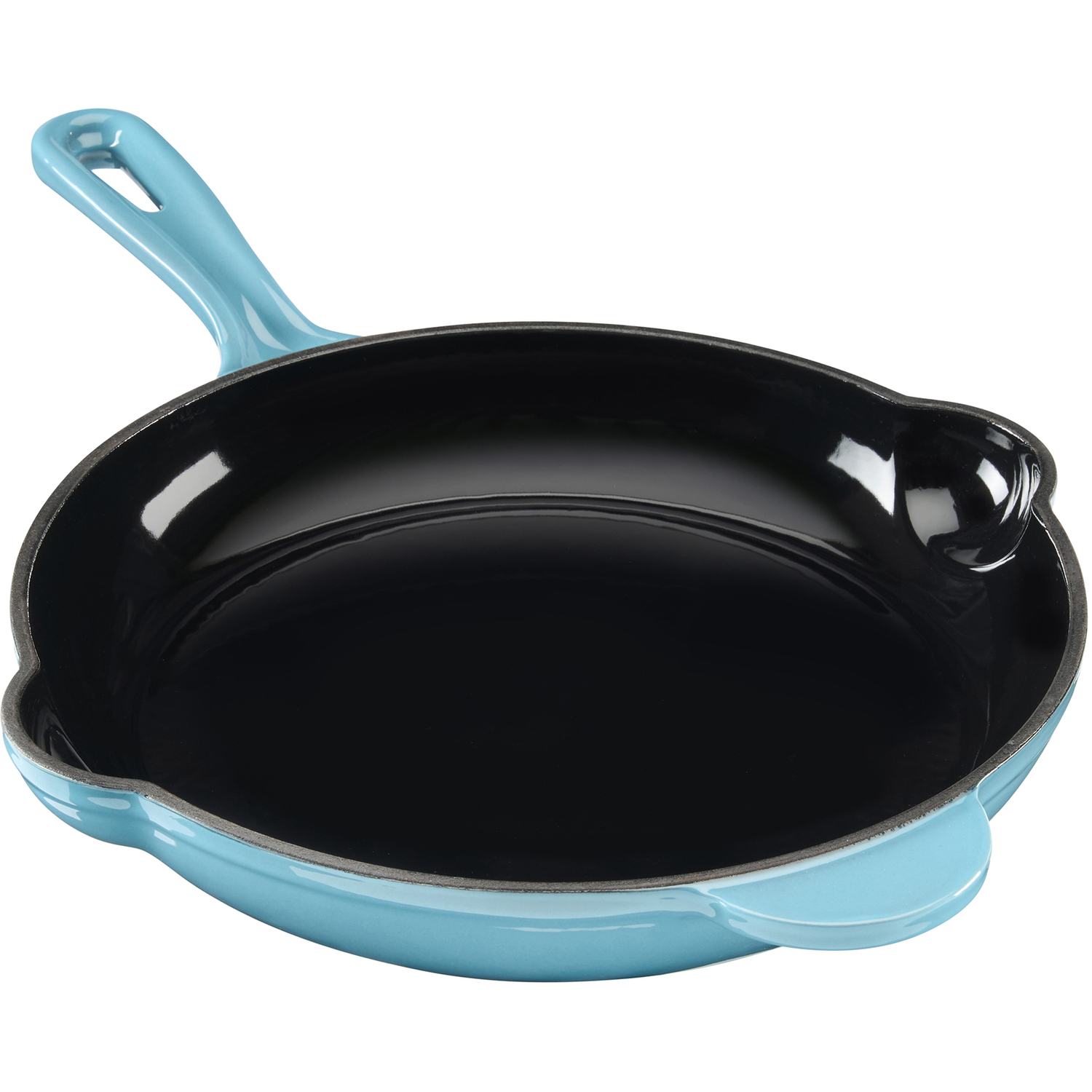 Cooks Professional Cast Iron Frying Pan | Teal - Image 4
