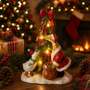 Light Up Christmas Duck Scene