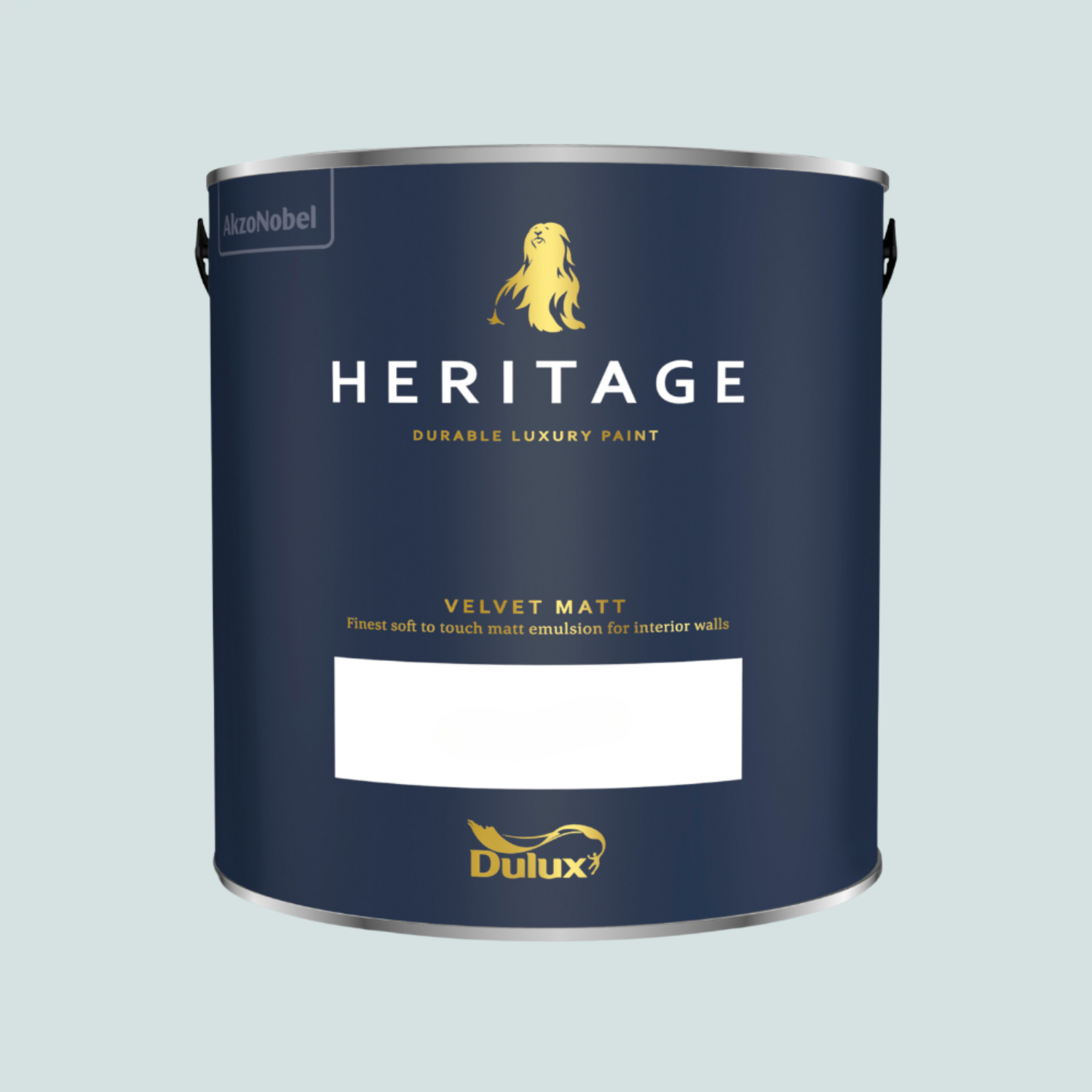 Dulux Heritage Clear Skies Velvet Matt Emulsion Paint 2.5L - Blue - Walls and Ceilings - Image 4
