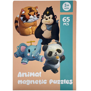 Animal Magnetic Puzzle Book
