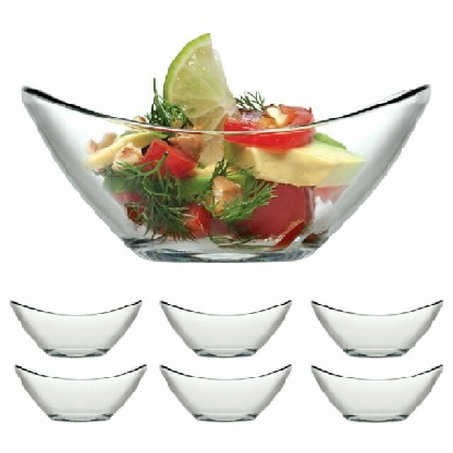 Image of Glass Mini Bowl for Salad and&hellip;