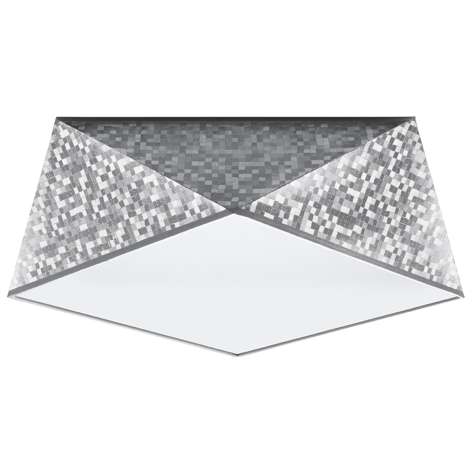 Sollux Lighting Ceiling Lamp Hexa 35 White - Silver