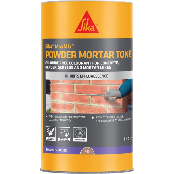 Everbuild 208 Powder Mortar Tone Red 1.09kg.