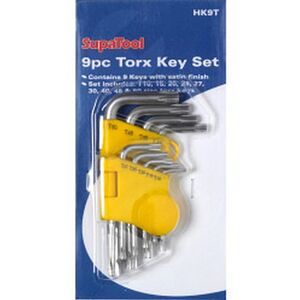 SupaTool Torx Key Set (9 Piece)
