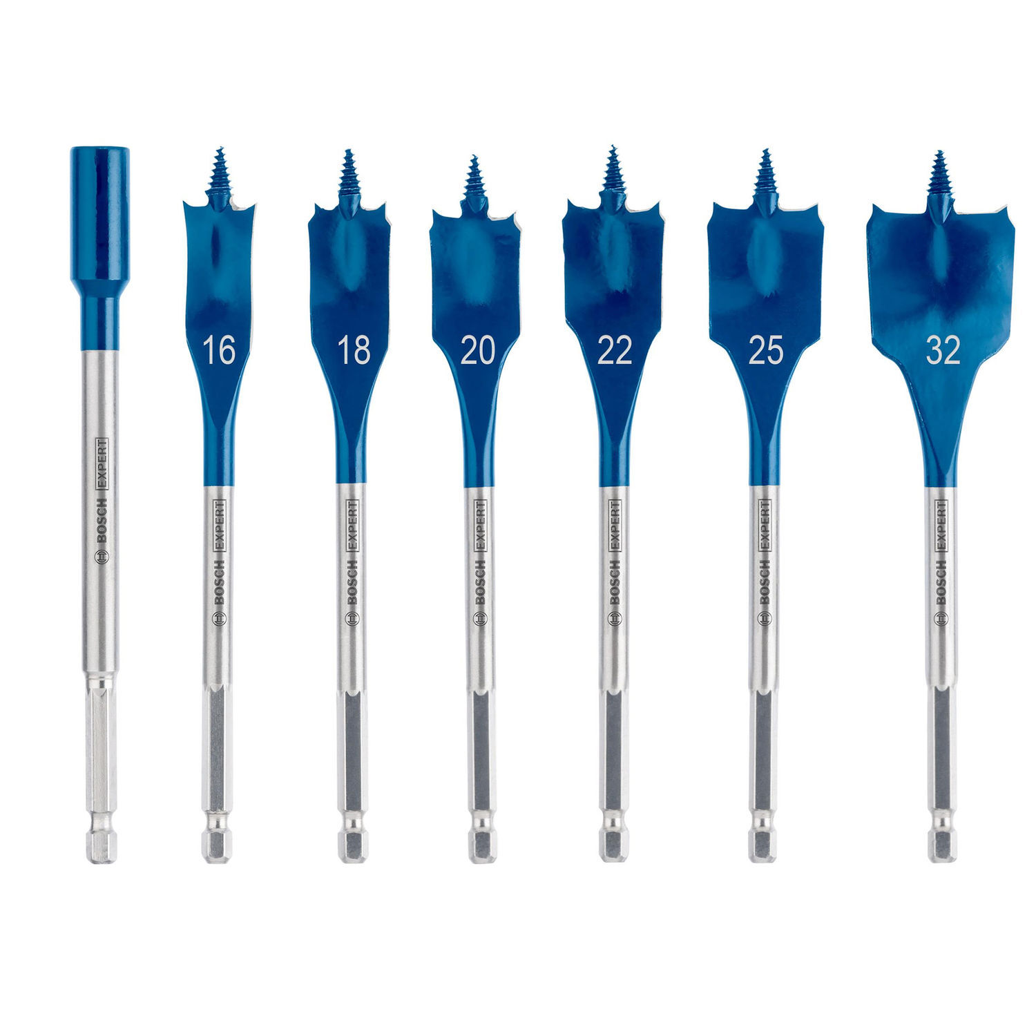 Bosch Expert Drill Bit Set (Pack Of 7) - Blue/Silver