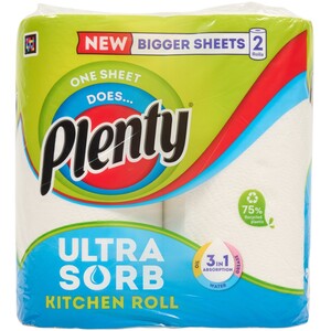Pack of 2 Plenty Ultrasorb Kitchen Towels