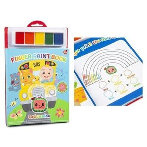 Cocomelon Finger Paint Book Set 2 Pack