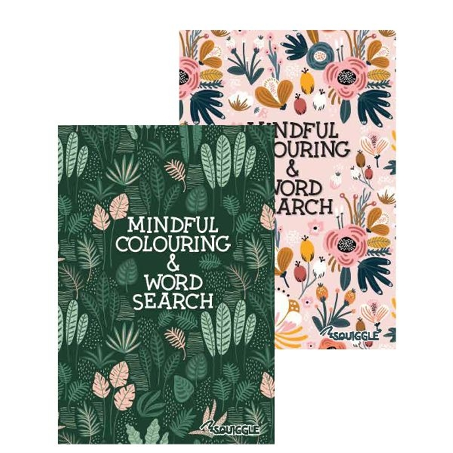 Martello Single A5 96 Pages Mindfulness Colouring Wordsearch Book - Red - Image 5