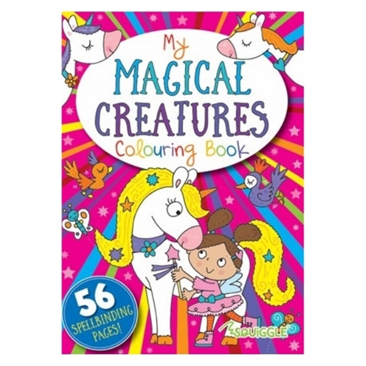 Martello Magical Creatures Colouring Book - Red - Image 5
