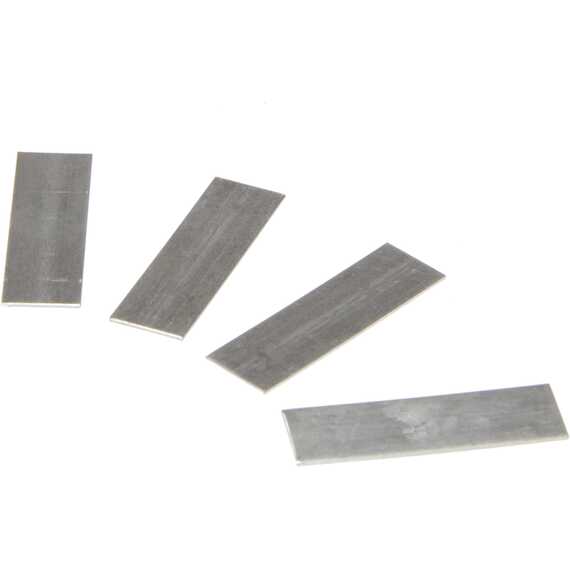 ALM Manufacturing Aluminium Lap Strips GH005 16 mm Pack of 50.