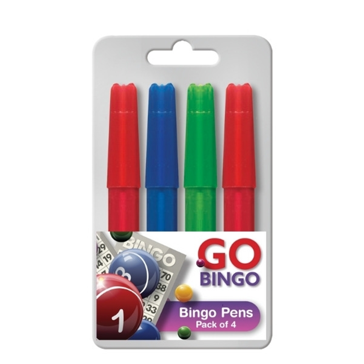Pack of 4 Assorted Bingo Pens - Image 3