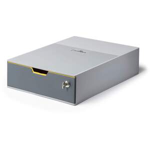 Varicolor Safe Lockable GDPR Desktop Storage Box Drawer - A4+