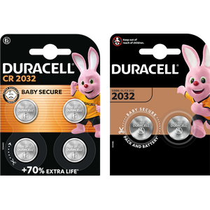 Duracell 2032 Lithium 3V Coin Cell Batteries - Pack of 6