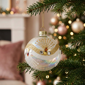 Gold Sequin Design Bauble