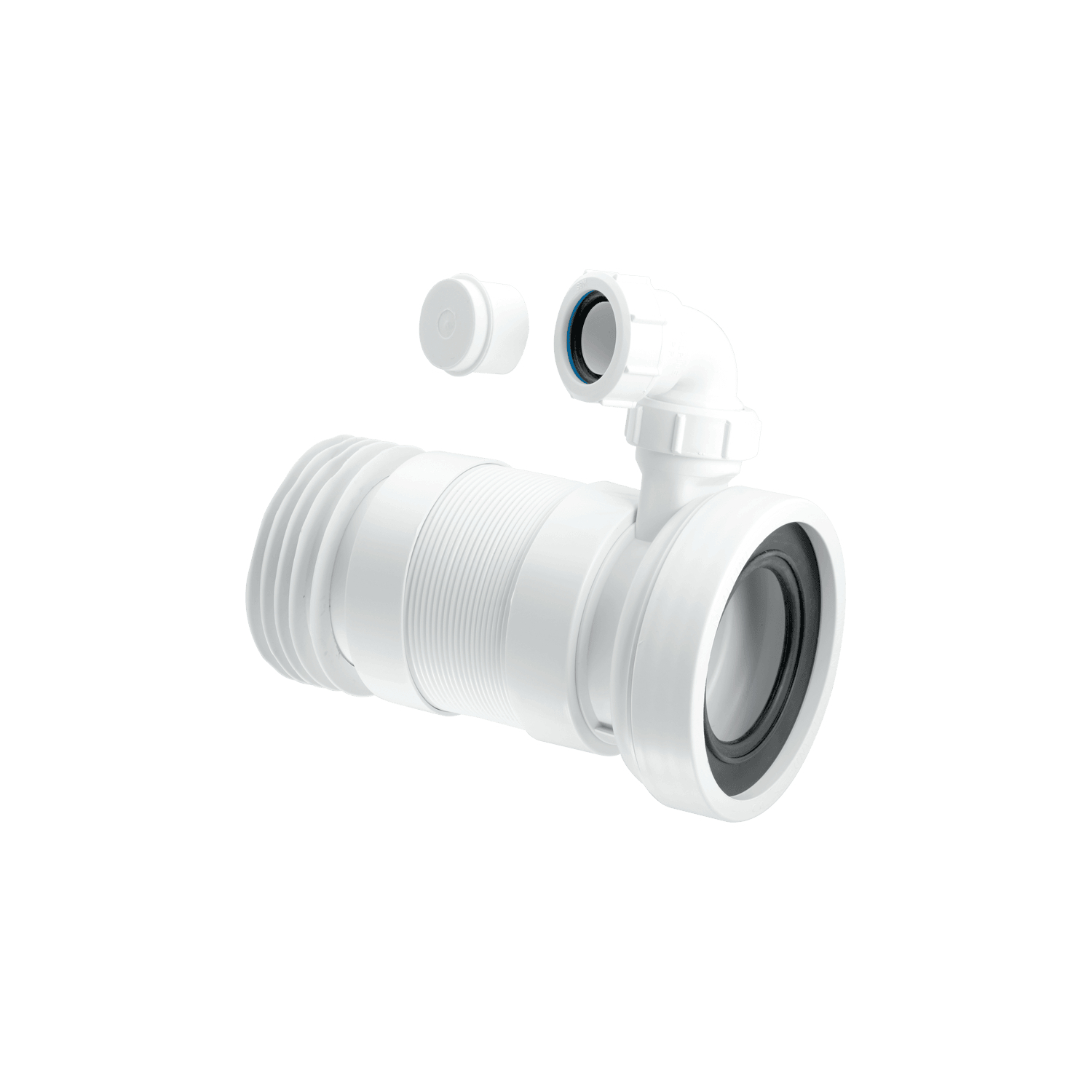 B&Q -  Straight Flexible Wc Connector With Vent Boss Medium Length Wc-F23Rv - Image 4