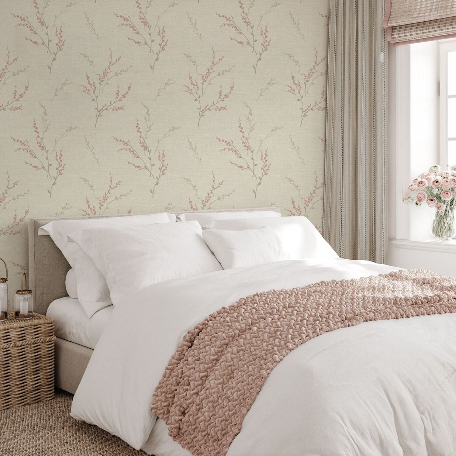 Belgravia Décor Carmella Motif Wallpaper - Pink - Image 5