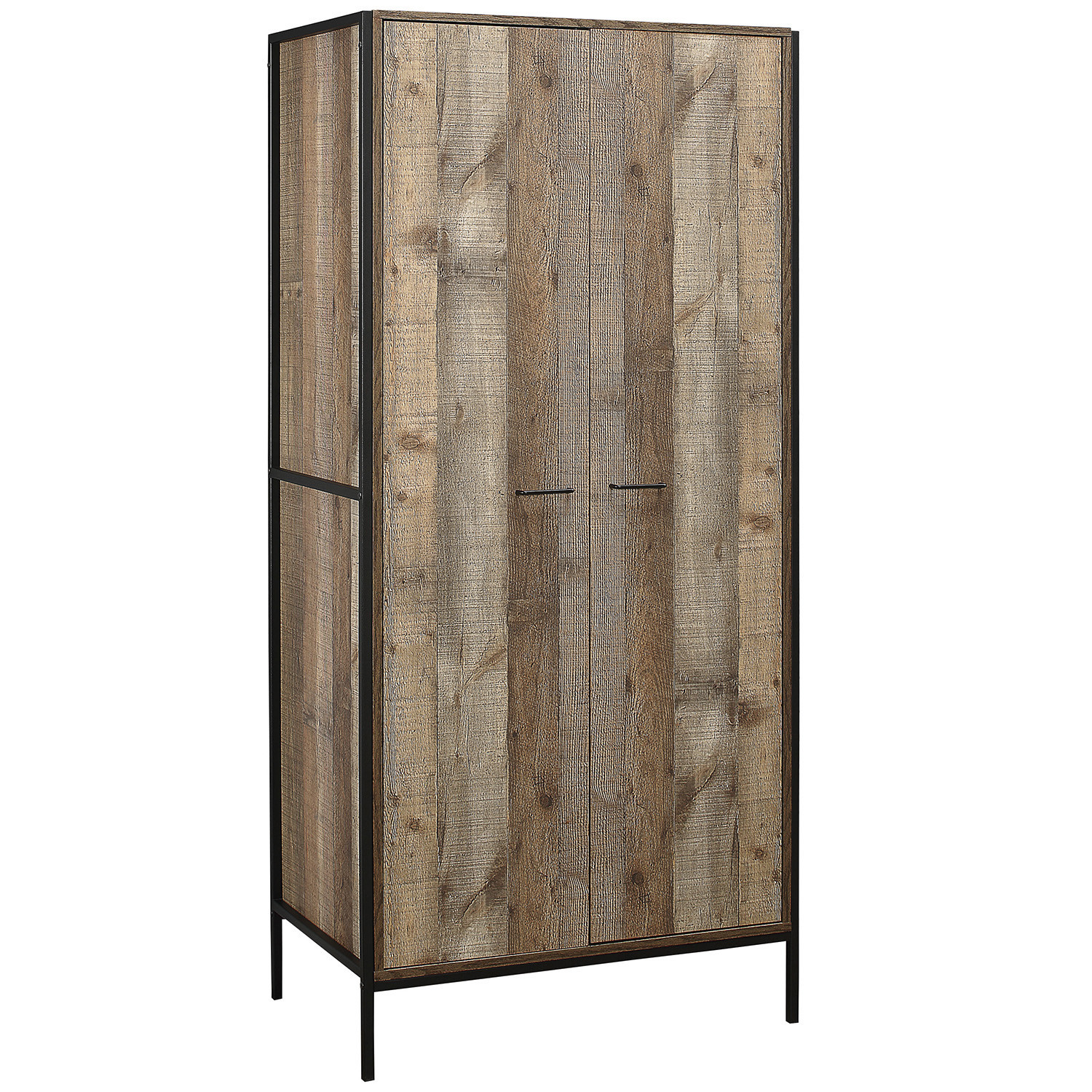 Birlea - Urban Rustic 2 Door Wardrobe thumbnail