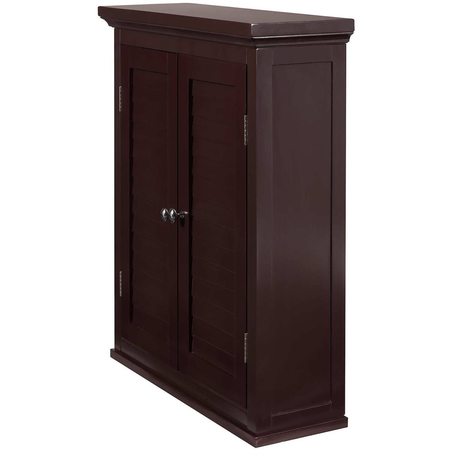Wooden Bathroom Wall Cabinet Double Door Elg-593 - Brown
