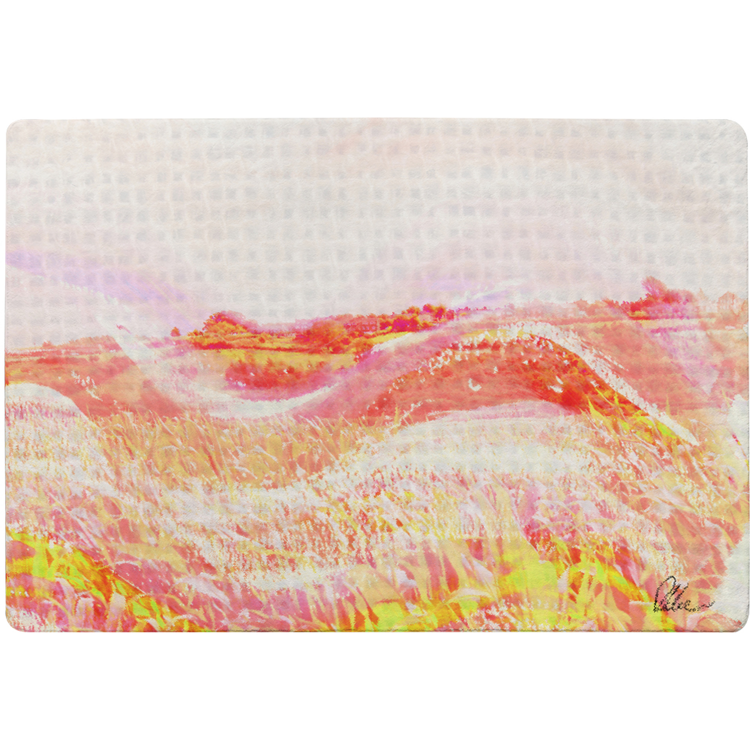 Wheat Field Rug - Orange / 150cm thumbnail