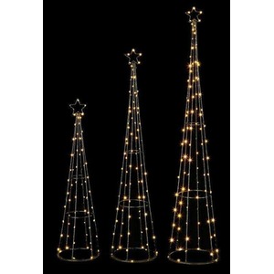 Pyramid Christmas Light Set Warm White