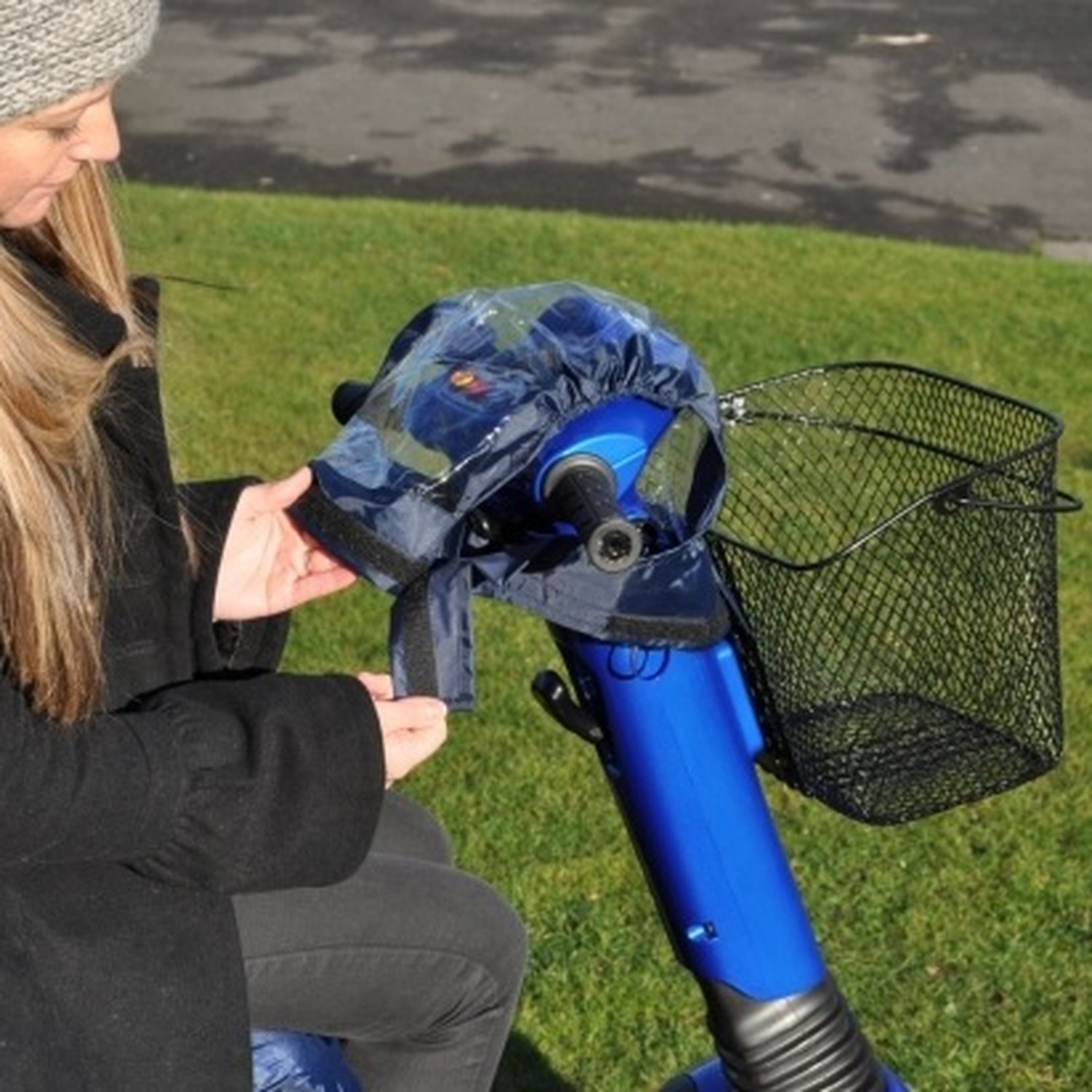 Splash Scooter Control Panel Cover - Medium-Large  - Blue