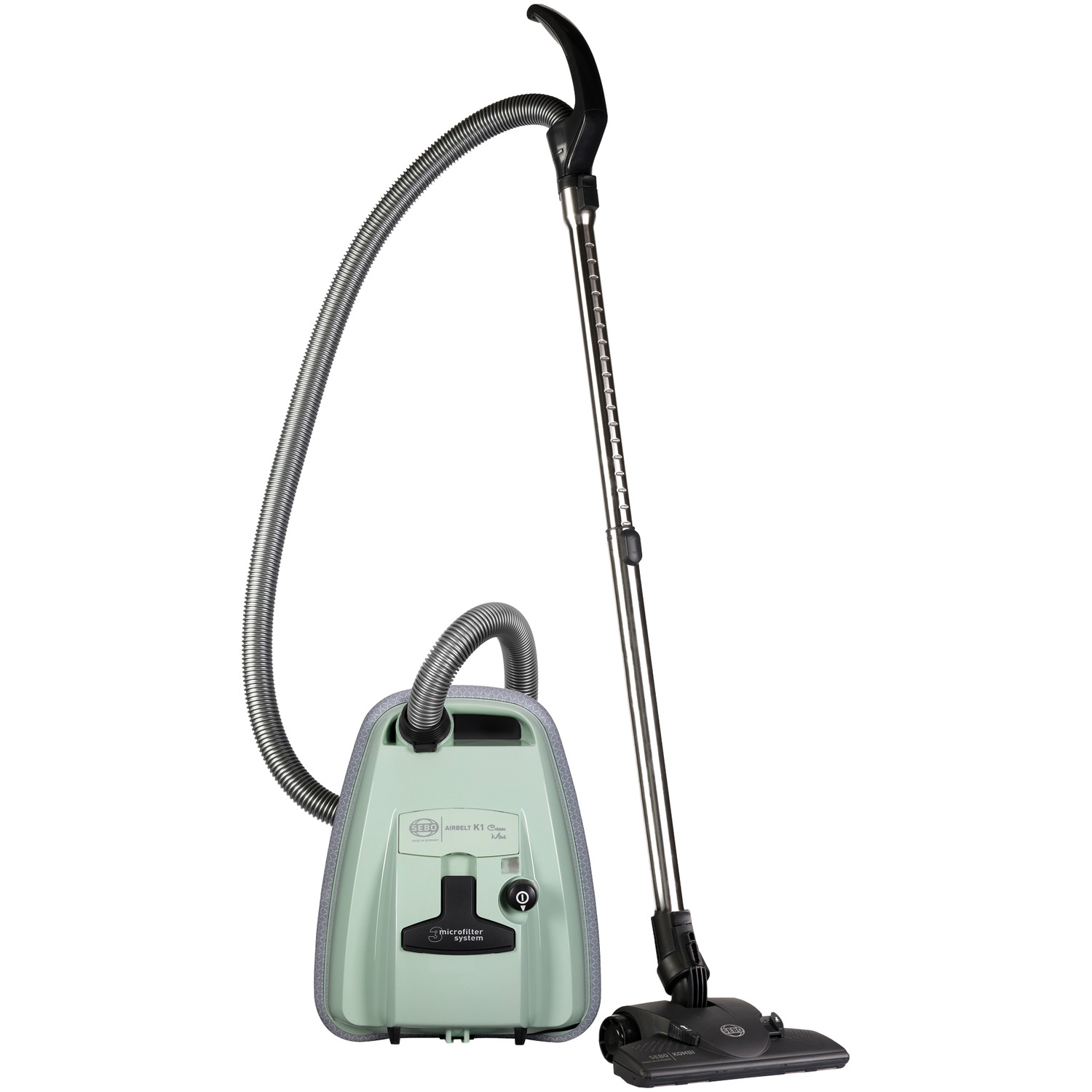 Image of 890W Airbelt K1 Cylinder Bagged Vacuum Cleaner Pastel Mint - Green