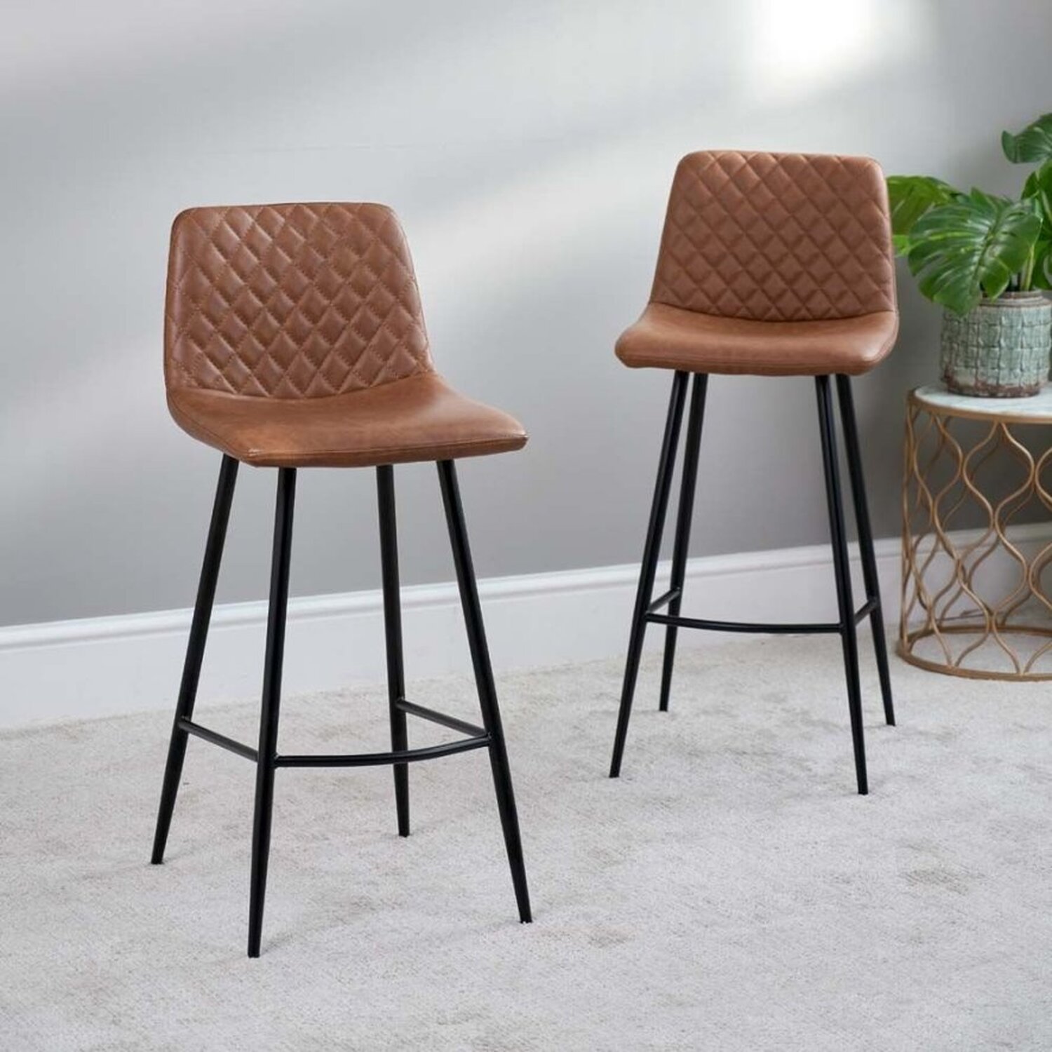 Woods Furniture - Ripley Bar Stool (Set of 2) - Tan thumbnail