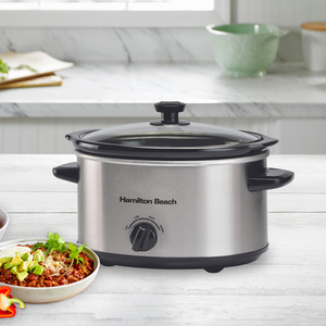 Hamilton Beach 3.5L Silver Slow Cooker