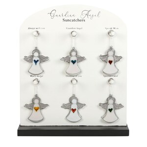 Set of 24 Guardian Beauty Angel Suncatchers