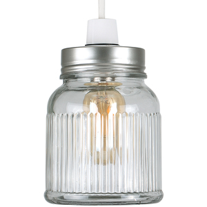 Brushed Chrome Ceiling Pendant Shade