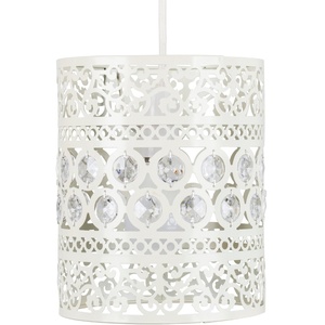Moroccan Shabby Chic White Ceiling Pendant Shade