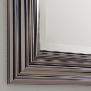 Chrome / 45cm / 129cm Dark Chrome Wall Mirror shot 4444887