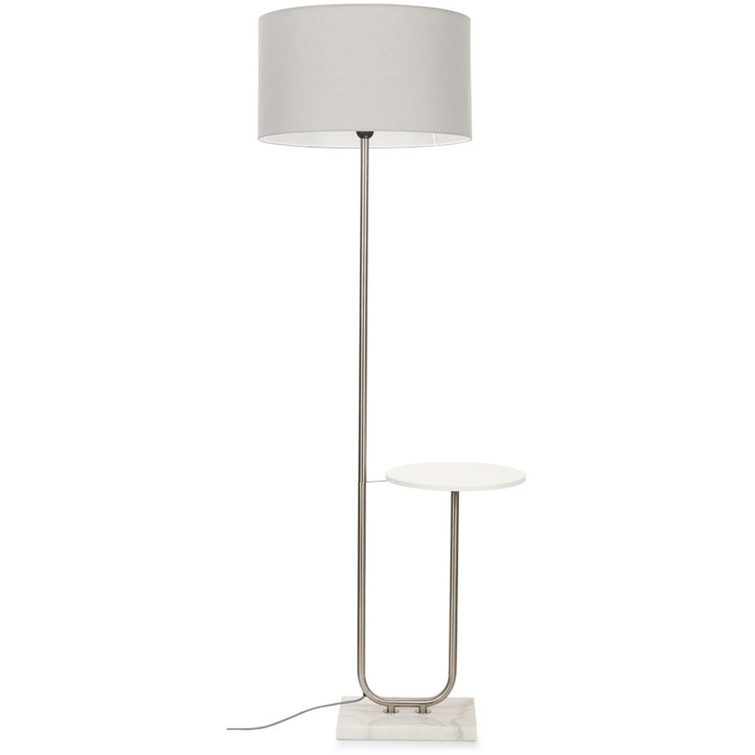 Image of Tavel Silver with Table Floor Lamp&hellip;