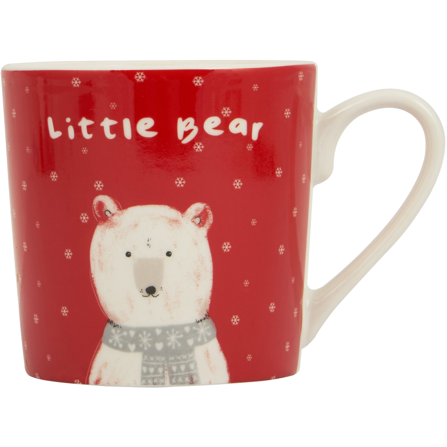 Image of Little Bear Conical Mug - Red