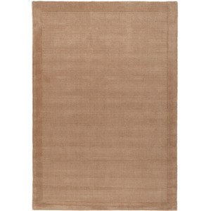 Beige Natural Wool Area Rug