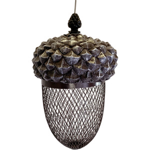 Hanging Acorn Shaped Nut Bird Feeder