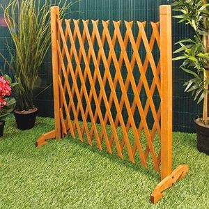 Expanding Wooden Trellis Style Garden Fence