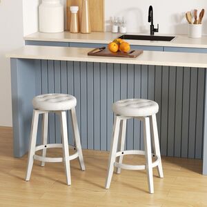 Kitchen Stools Swivel Bar Stool Set of 2